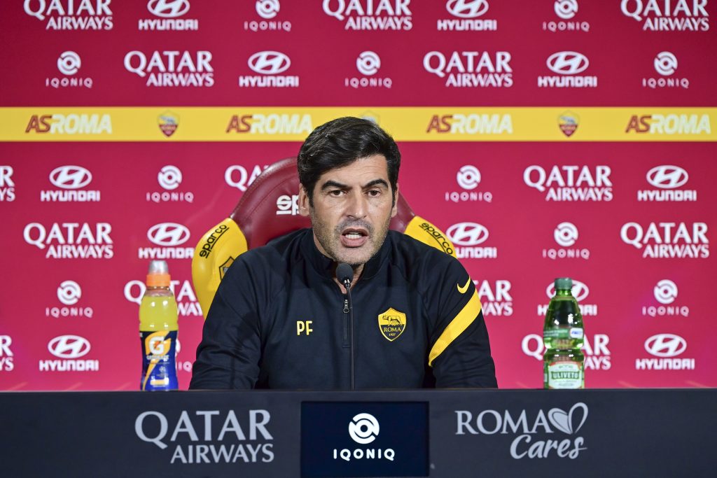AS Roma, la conferenza stampa di Fonseca alla vigilia di Roma-Spezia