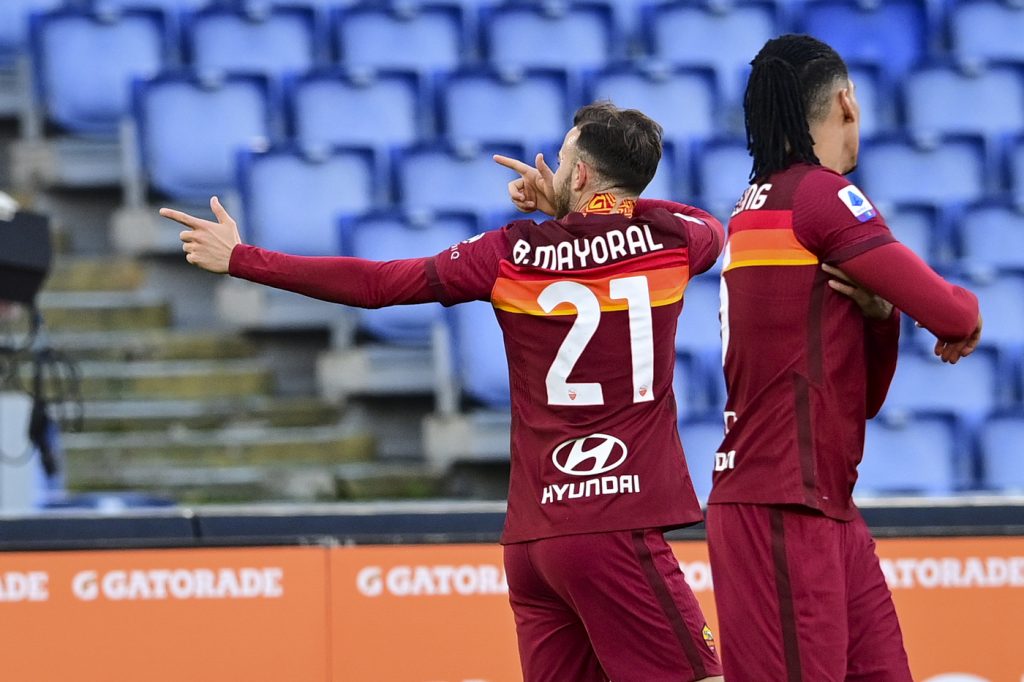 Roma vs Spezia - Serie A TIM 2020/2021 Esultanza Mayoral