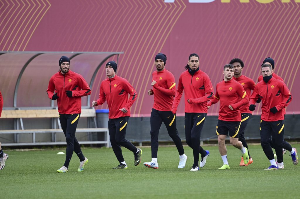 Roma L'AS Roma in allenamento a TrigoriaL'AS Roma in allenamento a Trigoria