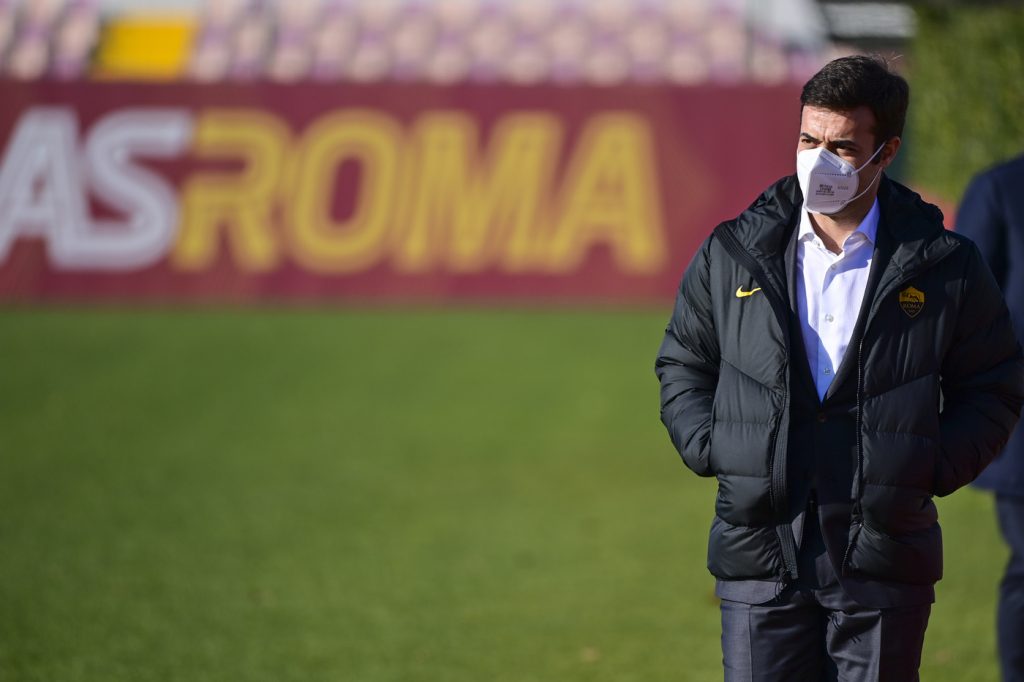 Tiago Pinto AS Roma, sessione di allenamento a Trigoria