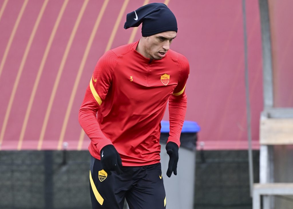 Ibanez L'AS Roma in allenamento a TrigoriaL'AS Roma in allenamento a Trigoria