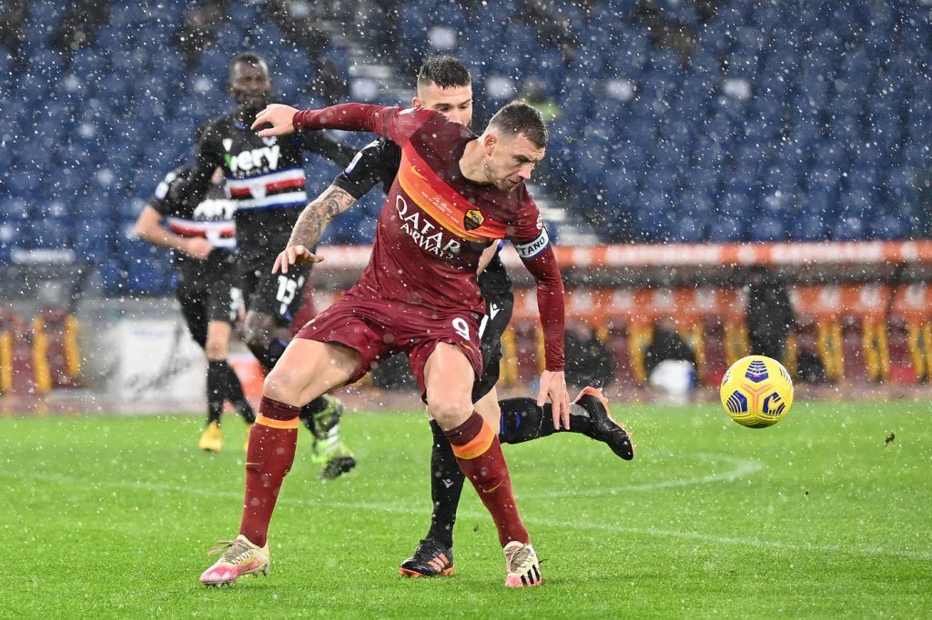 Dzeko Roma vs Sampdoria - Serie A TIM 2020/2021