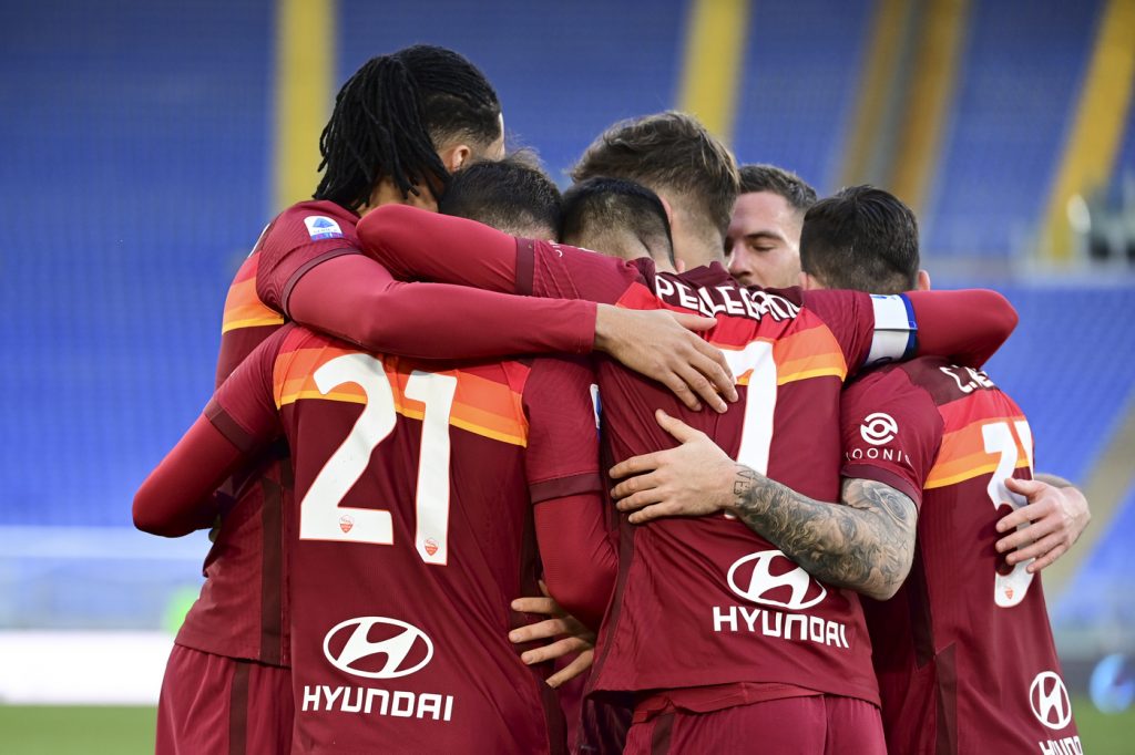 Roma-Spezia Esultanza