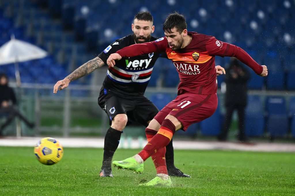 Carles Perez Roma vs Sampdoria - Serie A TIM 2020/2021