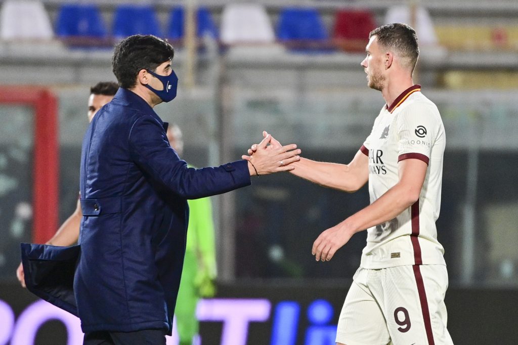 Crotone vs Roma - Serie A TIM 2020/2021 Fonseca Dzeko