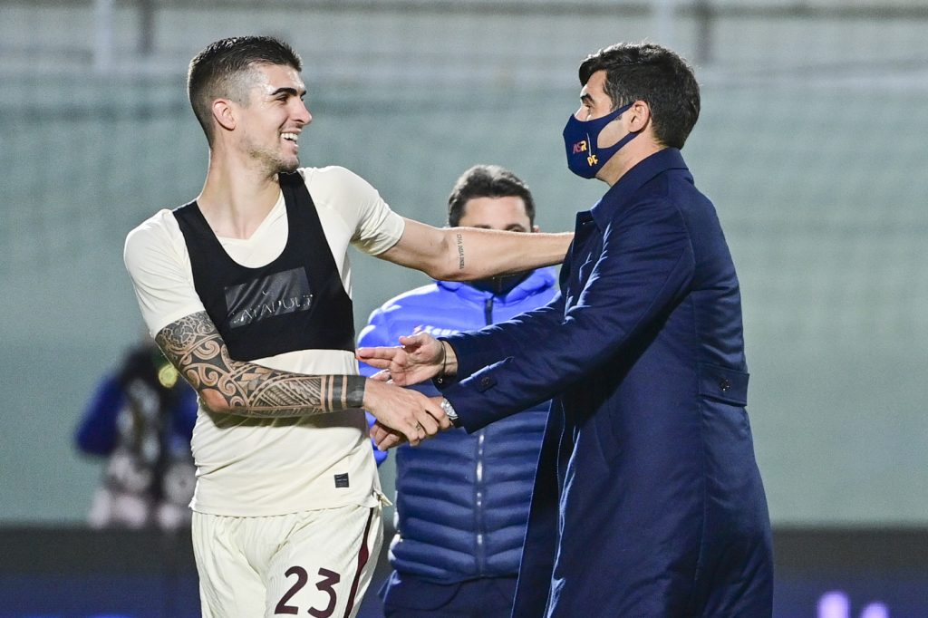 Crotone vs Roma - Serie A TIM 2020/2021 Mancini Fonseca
