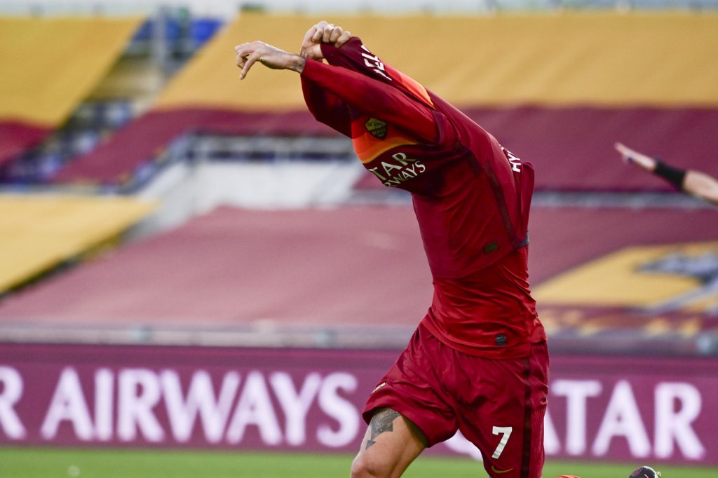 Roma vs Spezia - Serie A TIM 2020/2021 Esultanza gol Pellegrini1