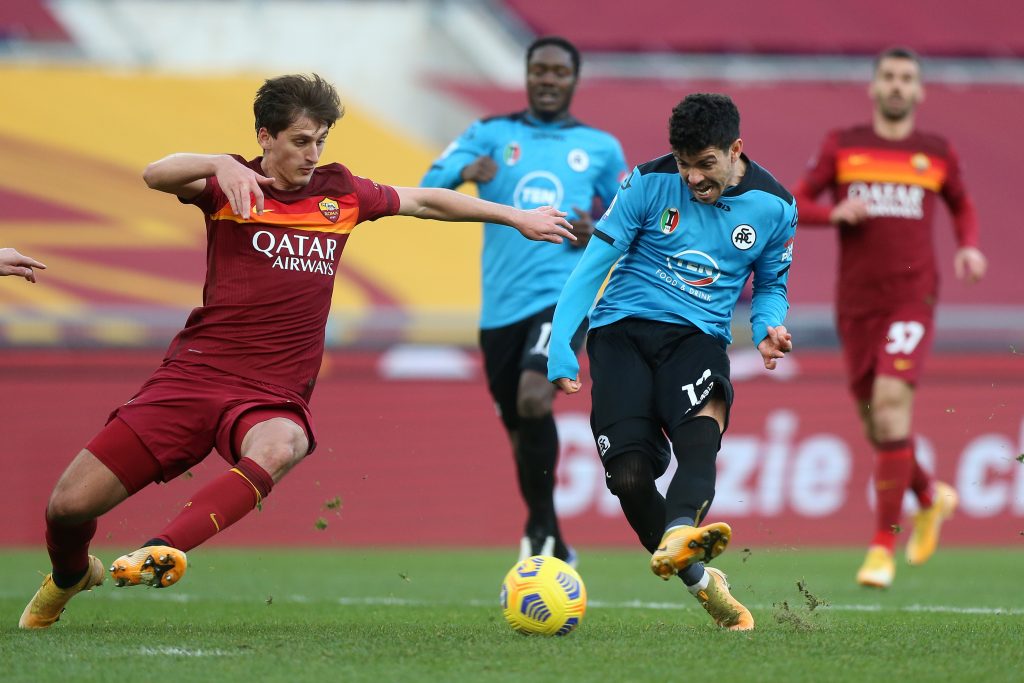 AS Roma  v Spezia Calcio - Serie A gol Farias