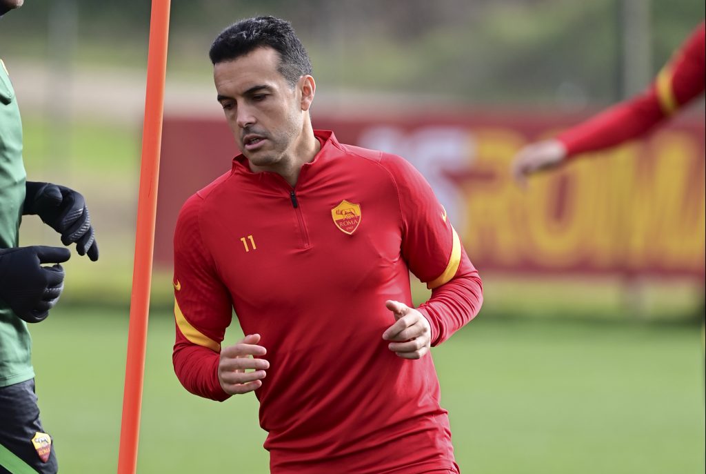 L'AS Roma in allenamento a TrigoriaL'AS Roma in allenamento a Trigoria Pedro