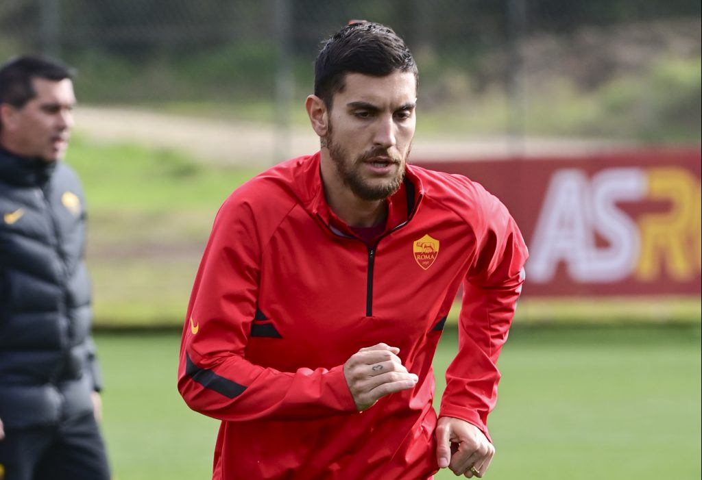 L'AS Roma in allenamento a TrigoriaL'AS Roma in allenamento a Trigoria Pellegrini
