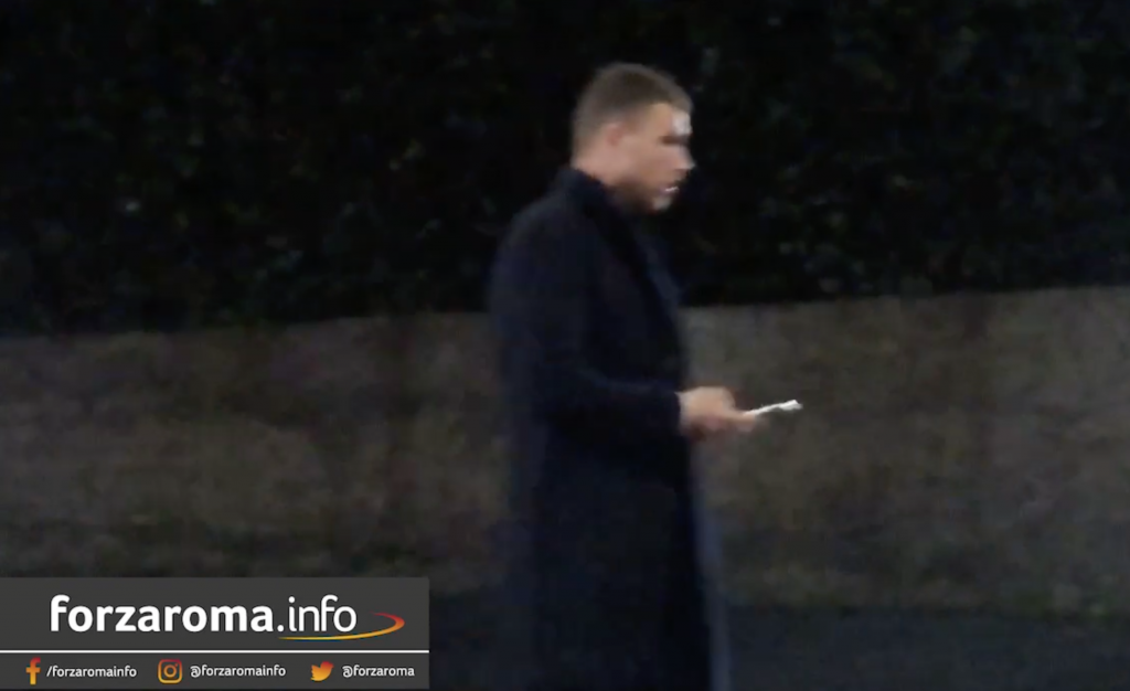 Dzeko allo stadio