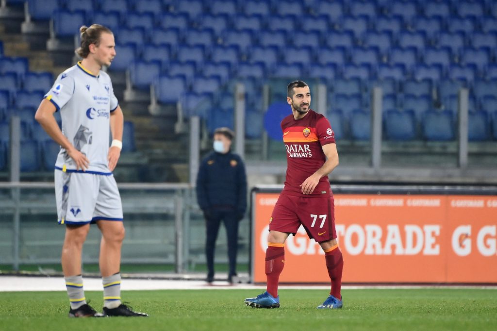 mkhitaryan Roma vs Hellas Verona - Serie A TIM 2020/2021