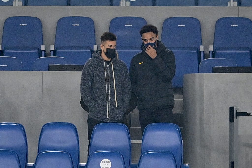 reynolds el shaarawy Roma vs Hellas Verona - Serie A TIM 2020/2021