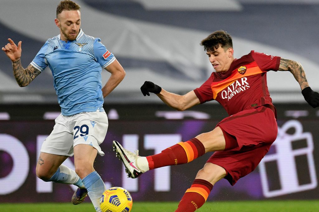 ibanez lazzari SS Lazio v AS Roma - Serie A