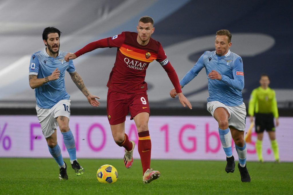 dzeko Lazio vs Roma - Serie A TIM 2020/2021