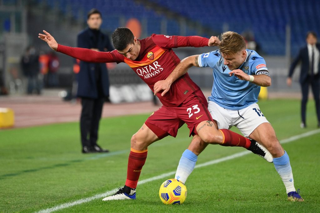 immobile mancini Lazio vs Roma - Serie A TIM 2020/2021