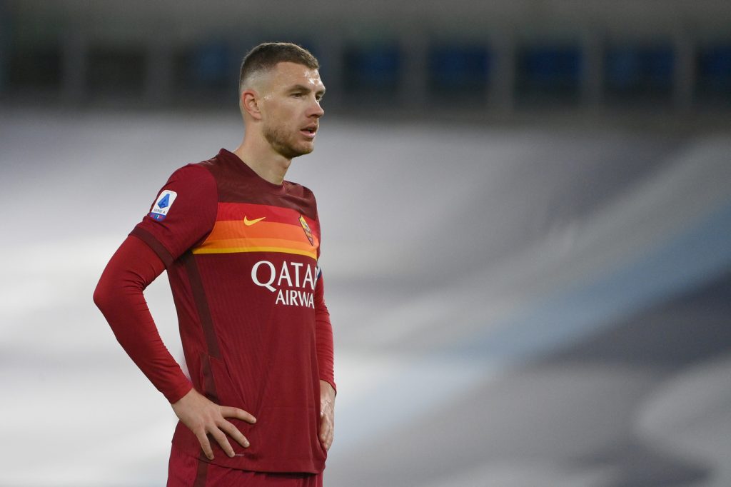 dzeko Lazio vs Roma - Serie A TIM 2020/2021