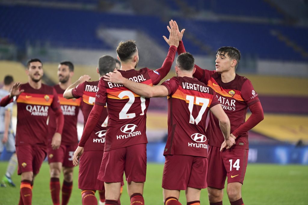mkhitaryan Roma vs Hellas Verona - Serie A TIM 2020/2021