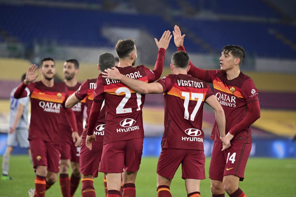 mkhitaryan Roma vs Hellas Verona - Serie A TIM 2020/2021