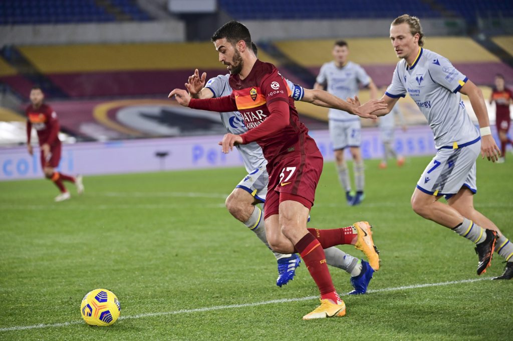 spinazzola Roma vs Hellas Verona - Serie A TIM 2020/2021