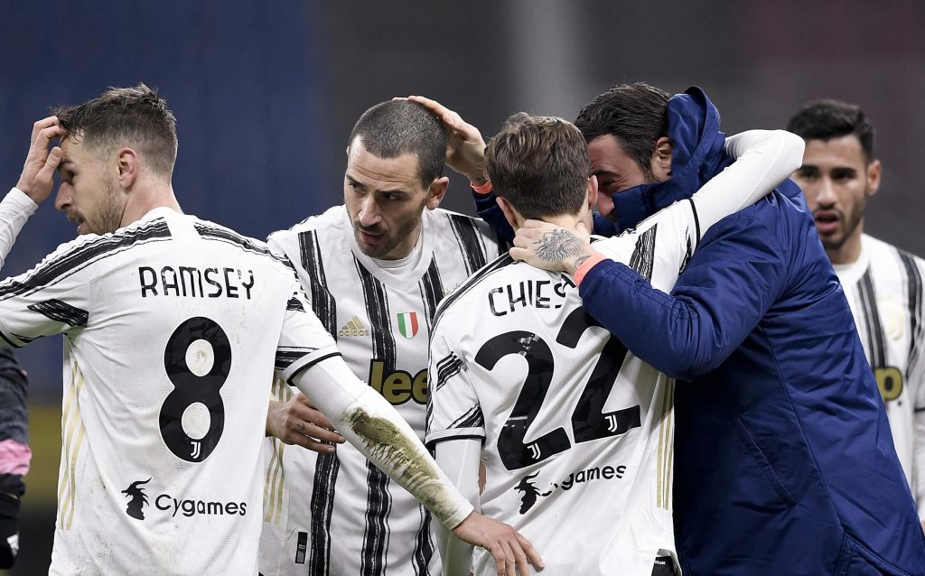 chiesa pinsoglio bonucci AC Milan v Juventus - Serie A