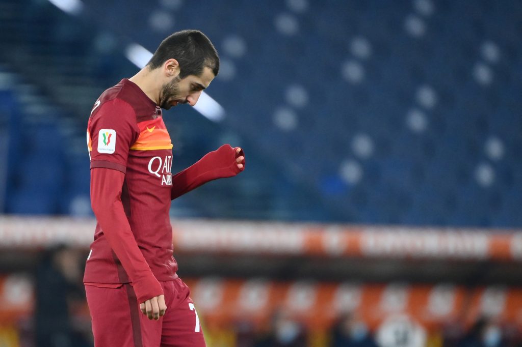 Mkhitaryan Roma vs Spezia - Coppa Italia - Ottavi di Finale 2020/2021