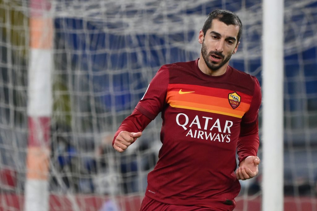 Mkhitaryan Roma vs Spezia - Coppa Italia - Ottavi di Finale 2020/2021