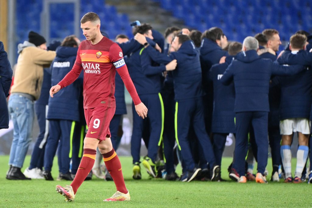 dzeko Lazio vs Roma - Serie A TIM 2020/2021