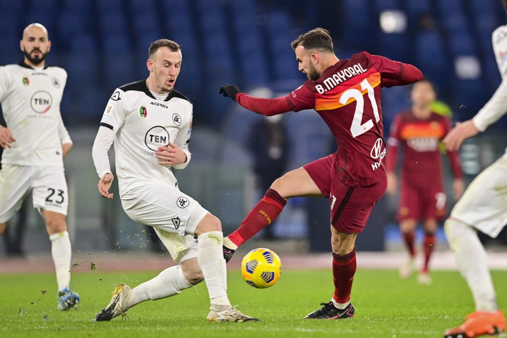 Mayoral Roma vs Spezia - Coppa Italia - Ottavi di Finale 2020/2021