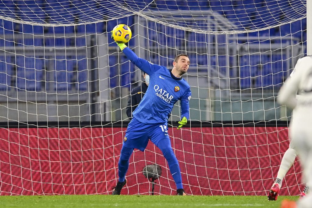 Pau Lopez Roma-Spezia Coppa Italia