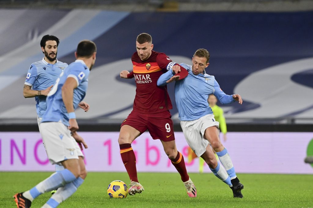 dzeko  Lazio vs Roma - Serie A TIM 2020/2021