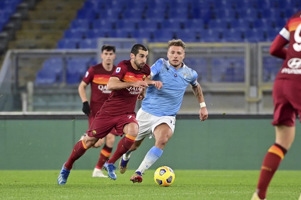 immobile mkhitaryan Lazio vs Roma - Serie A TIM 2020/2021