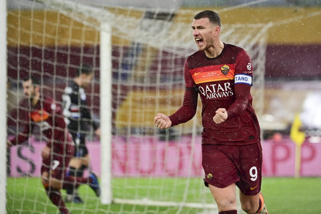 Dzeko Roma vs Sampdoria - Serie A TIM 2020/2021