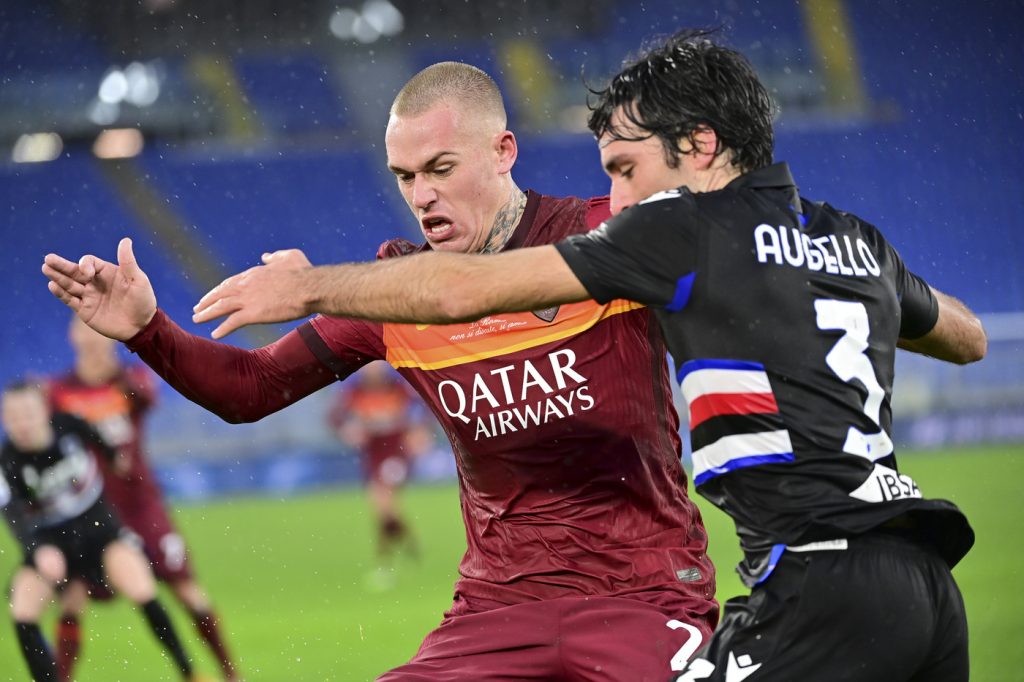 Karsdorp Roma vs Sampdoria - Serie A TIM 2020/2021