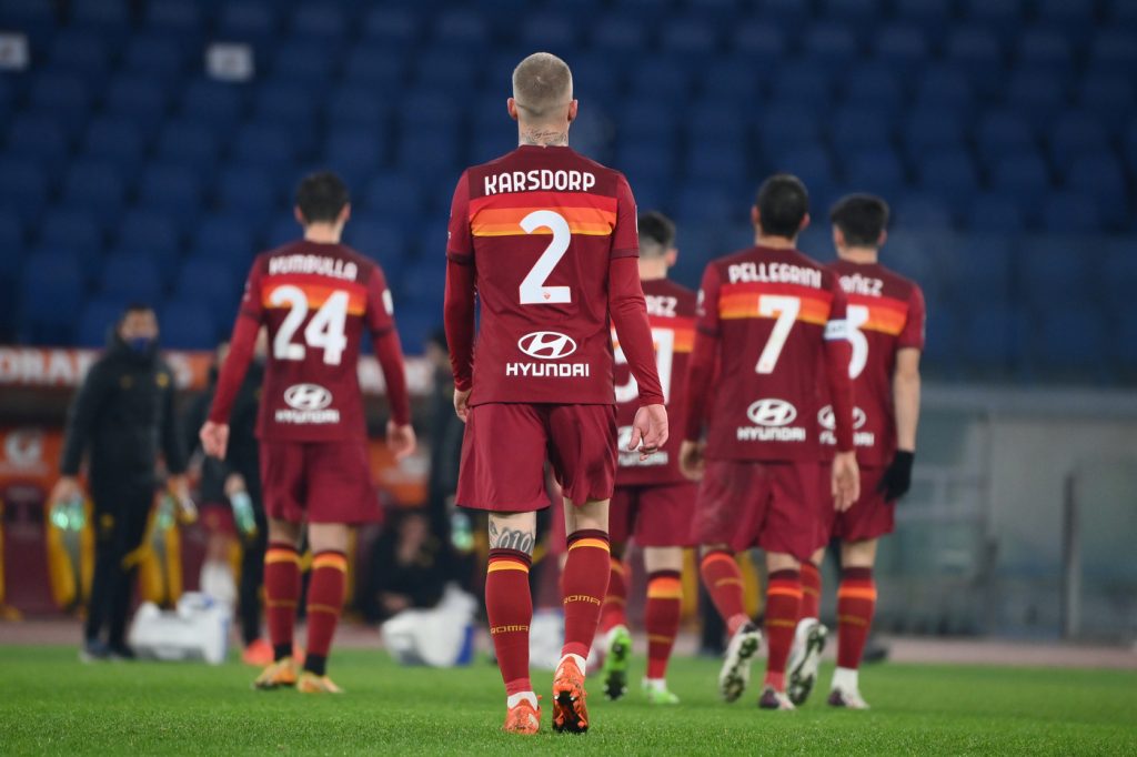 squadra Roma vs Spezia - Coppa Italia - Ottavi di Finale 2020/2021