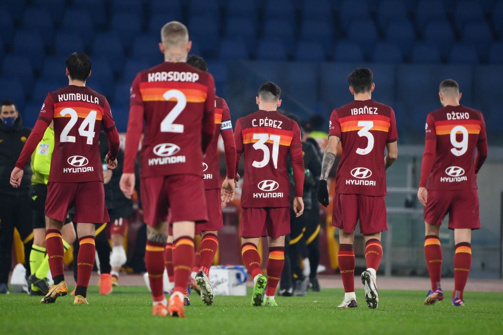 Squadra Roma vs Spezia - Coppa Italia - Ottavi di Finale 2020/2021