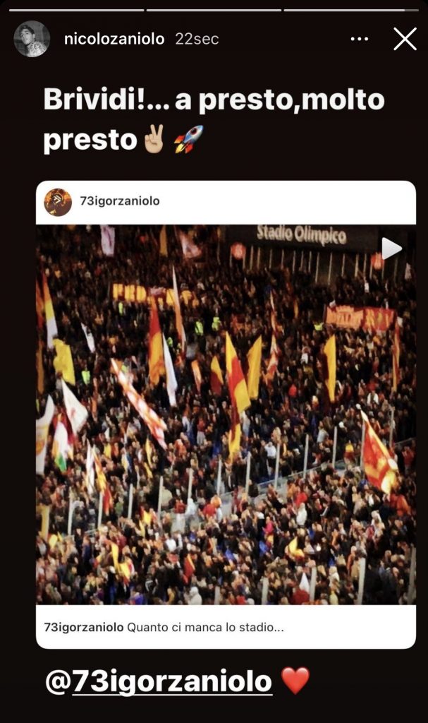 zaniolo nicolò storia