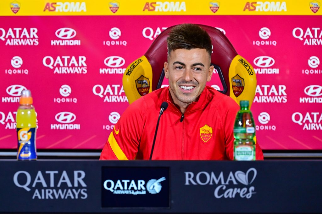 El Shaarawy AS Roma, conferenza stampa di presentazione del calciatore Stephan El Shaarawy