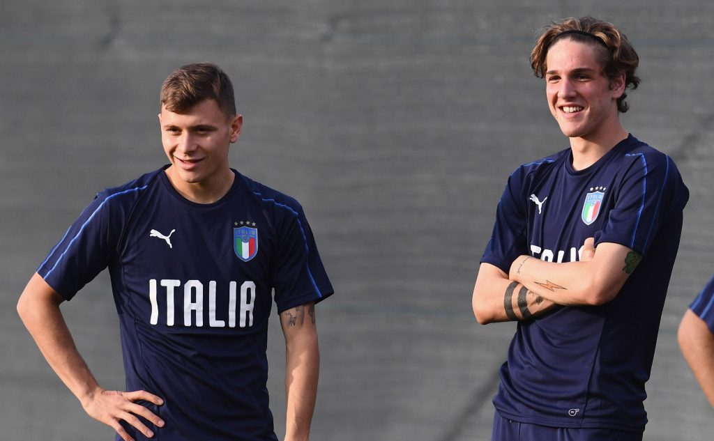 Zaniolo Barella Italy U21 Training Session &amp; Press Conference