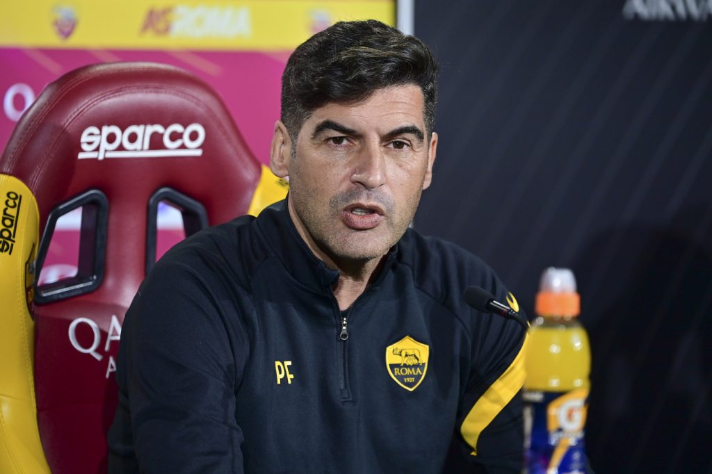 AS Roma, la conferenza stampa dell'allenatore Paulo Fonseca