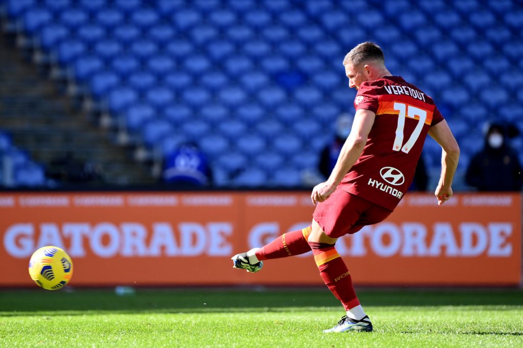 Roma vs Udinese - Serie A rigore veretout