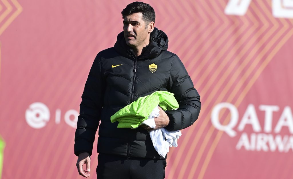 Fonseca L'AS Roma in allenamento a TrigoriaL'AS Roma in allenamento a Trigoria