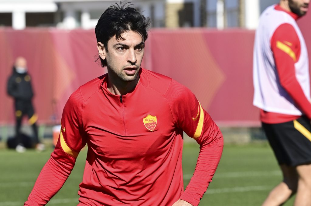 Pastore L'AS Roma in allenamento a TrigoriaL'AS Roma in allenamento a Trigoria