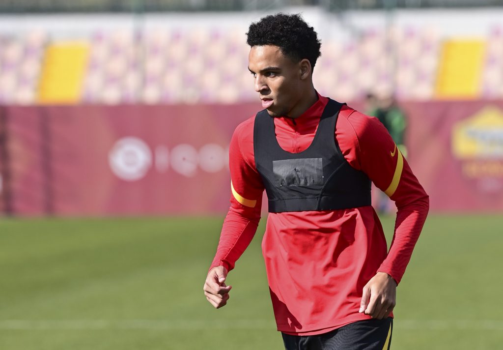 Reynolds L'AS Roma in allenamento a TrigoriaL'AS Roma in allenamento a Trigoria