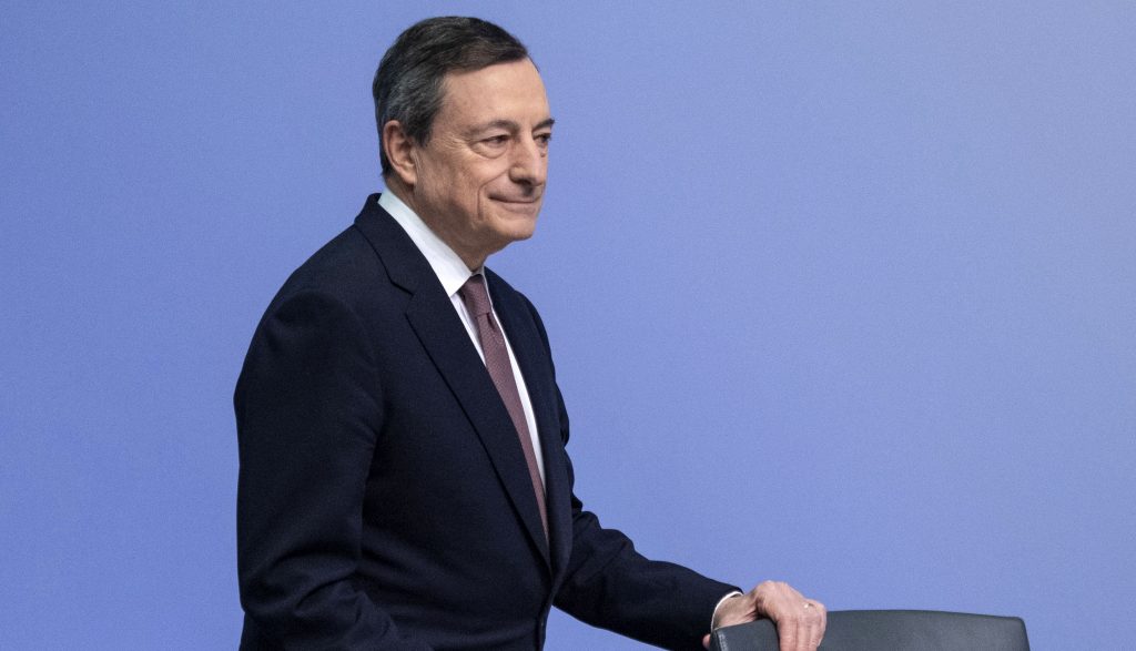 Mario Draghi ECB Governing Council Meets As Eurozone Slumps