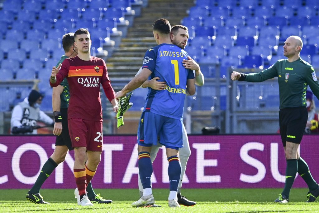 Roma vs Udinese - Serie A pau lopez musso