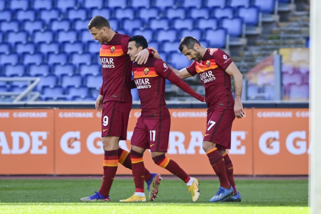 Roma vs Udinese - Serie A Pedro dzeko mkhitaryan