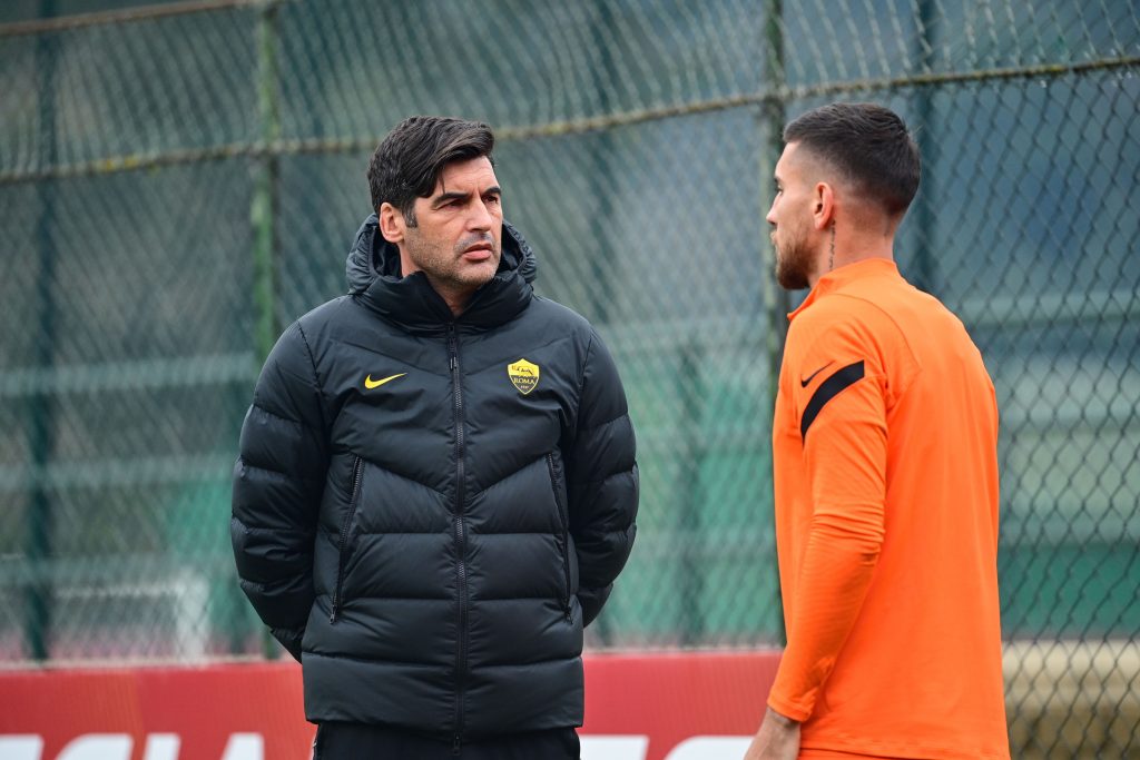 Fonseca pellegrini Europa League, l'AS Roma in allenamento alla vigilia di Braga-Roma