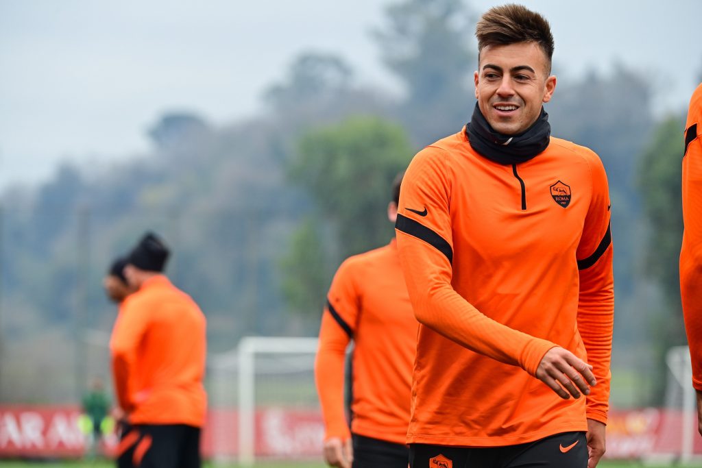 El Shaarawy Europa League, l'AS Roma in allenamento alla vigilia di Braga-Roma