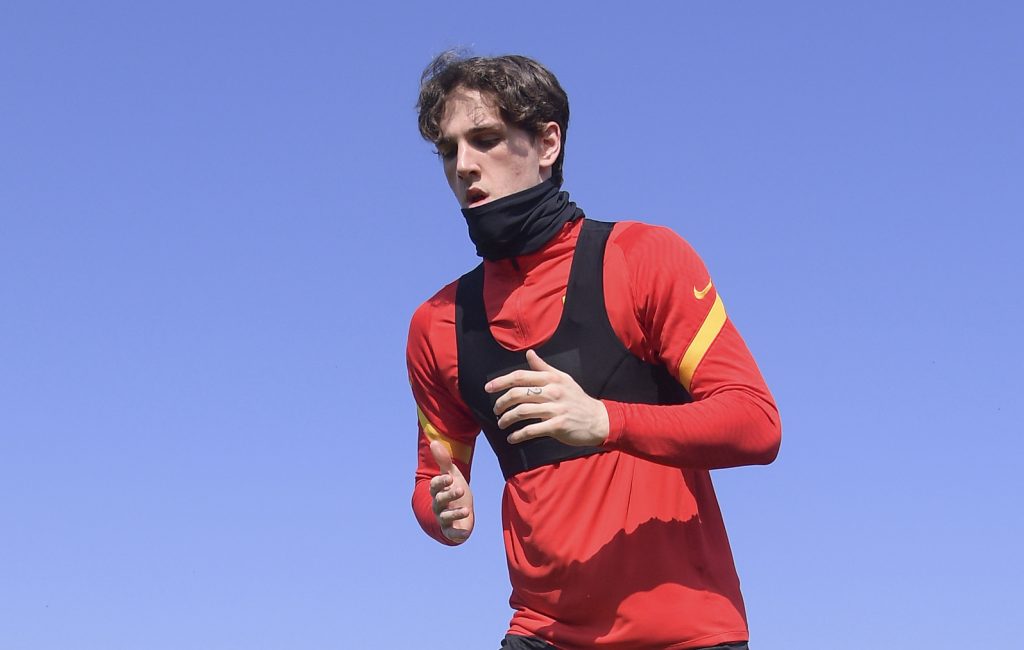 Zaniolo Europa League, l'AS Roma in allenamento